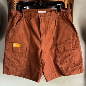 NWT Men’s Savane Brown Hiking Tech Pocket Shorts Size 34